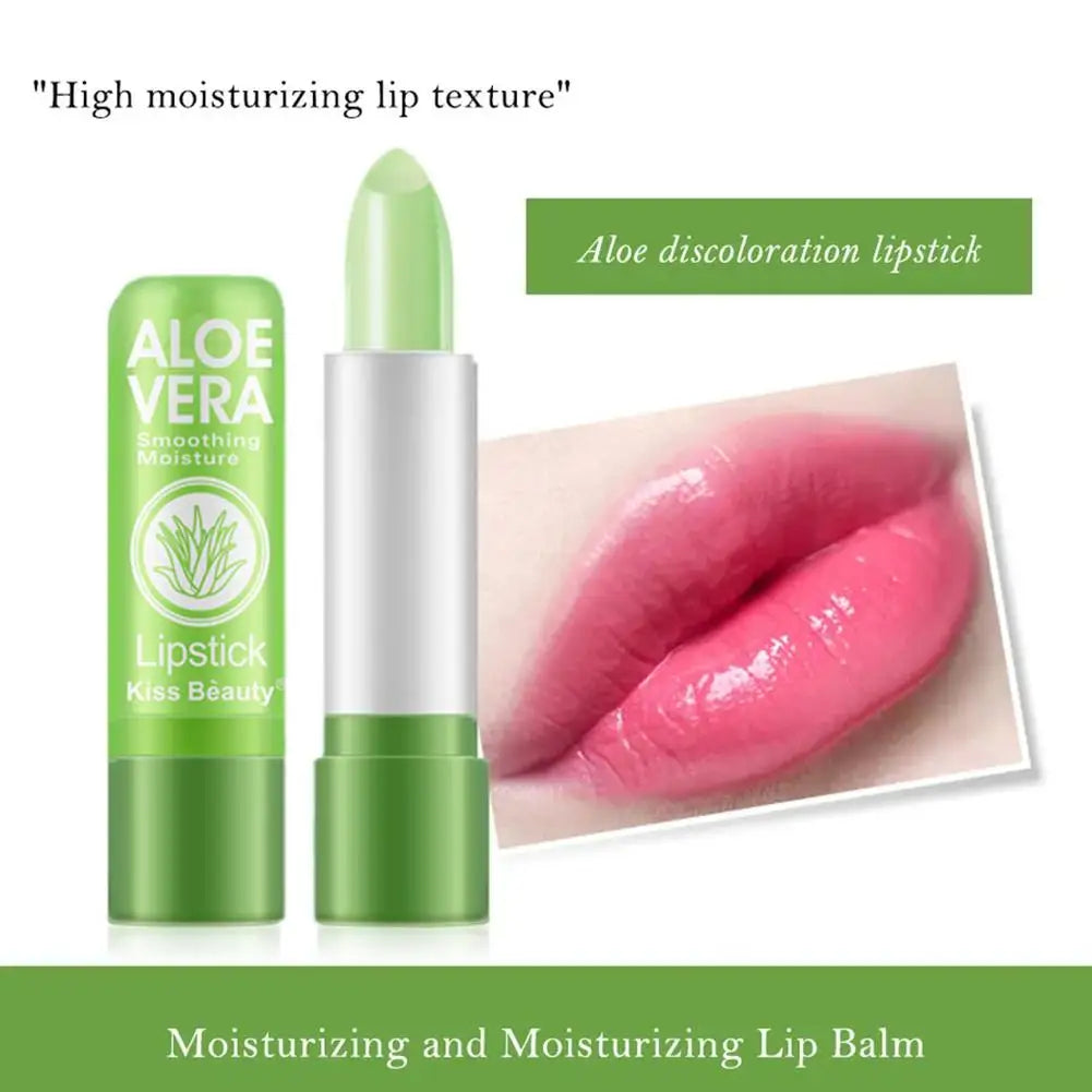 🌿Aloe Glow- Labial Mágico Hidratante 99% Aloe Vera✨