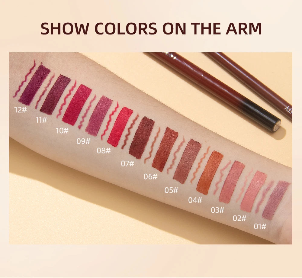 Set Lipliner + Labial Mate Nude QIBEST.