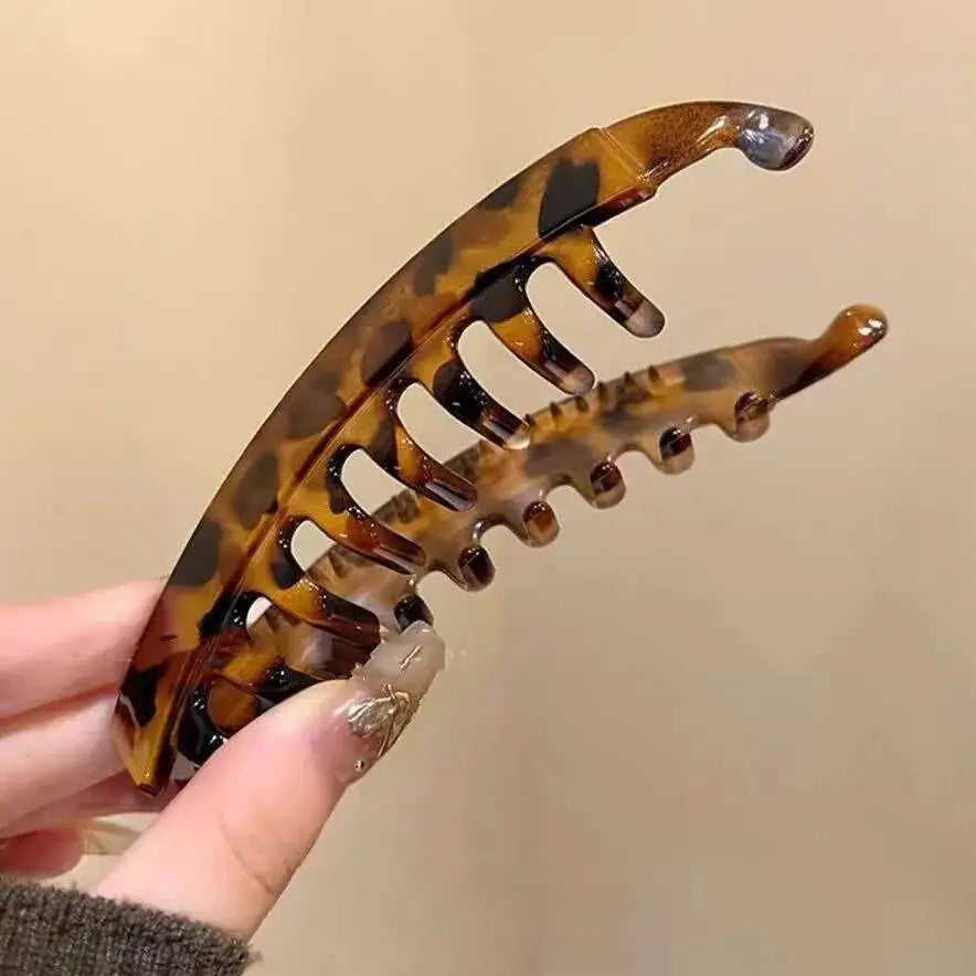Broches Clip Grande para Cabello – Diseño Animal Print