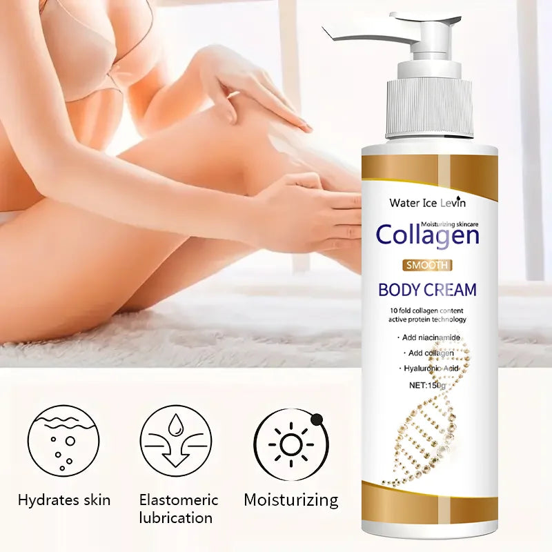 Título: Crema Corporal con Colágeno – Hidratación Profunda y Firmeza para la Piel
Nombre del producto: Crema Corporal Reafirmante con Colágeno y Vitamina.