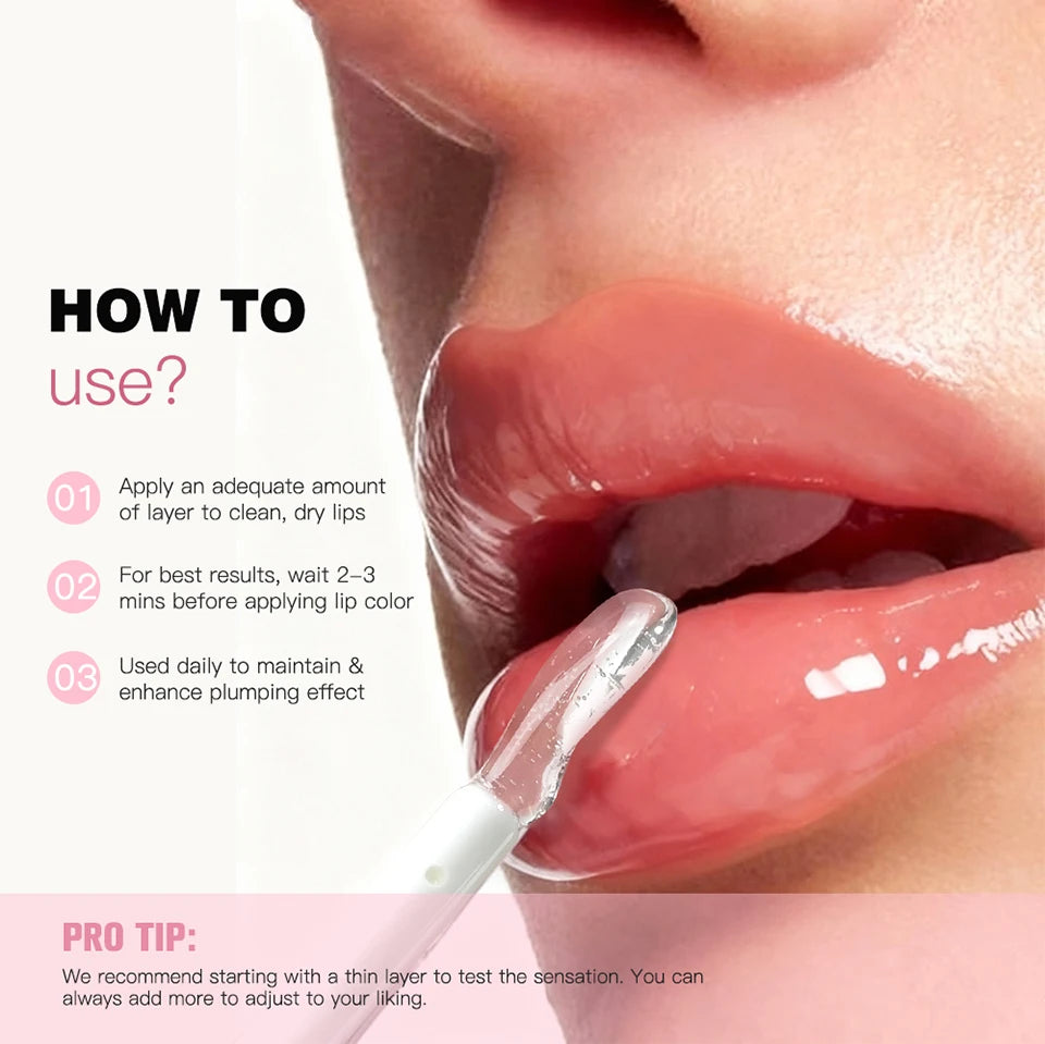 Lakerain Lip Plumper – Gloss Voluminizador de Labios con Hidratación Profunda