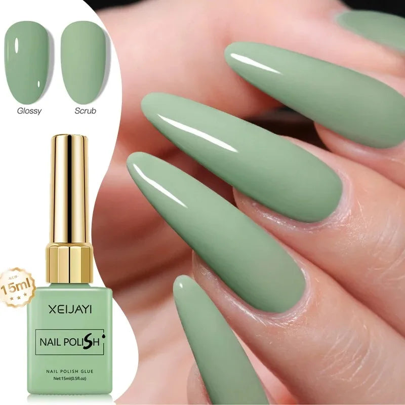 Esmalte Gel Semipermanente Multicolor – Efecto Hielo/Transparente.