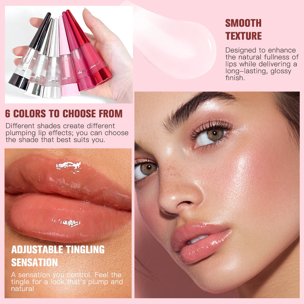 Lakerain Lip Plumper – Gloss Voluminizador de Labios con Hidratación Profunda