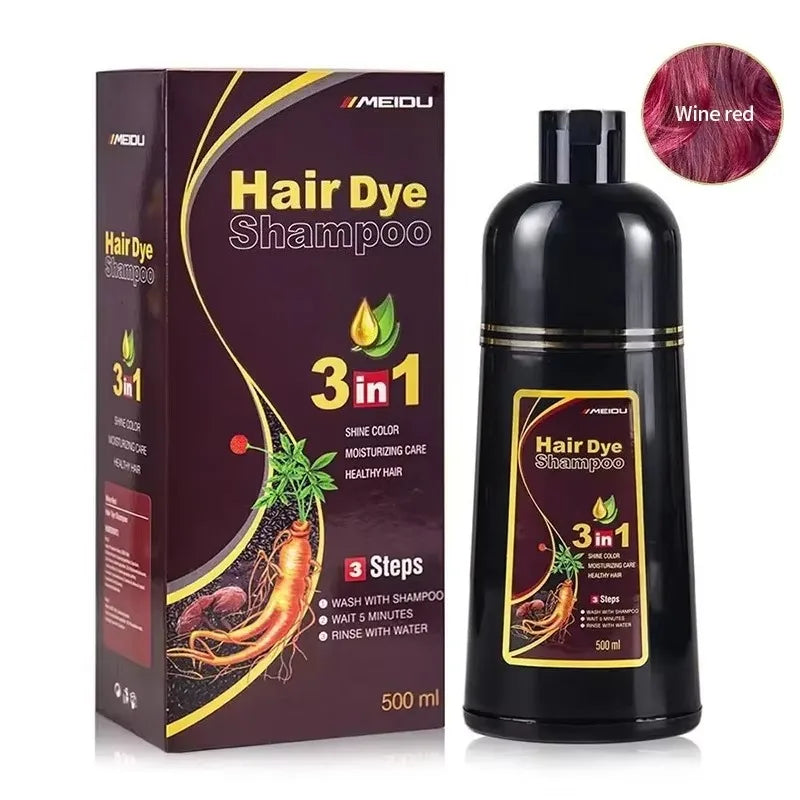 "Shampoo Tinte Instantáneo 3en1 Cubre Canas"