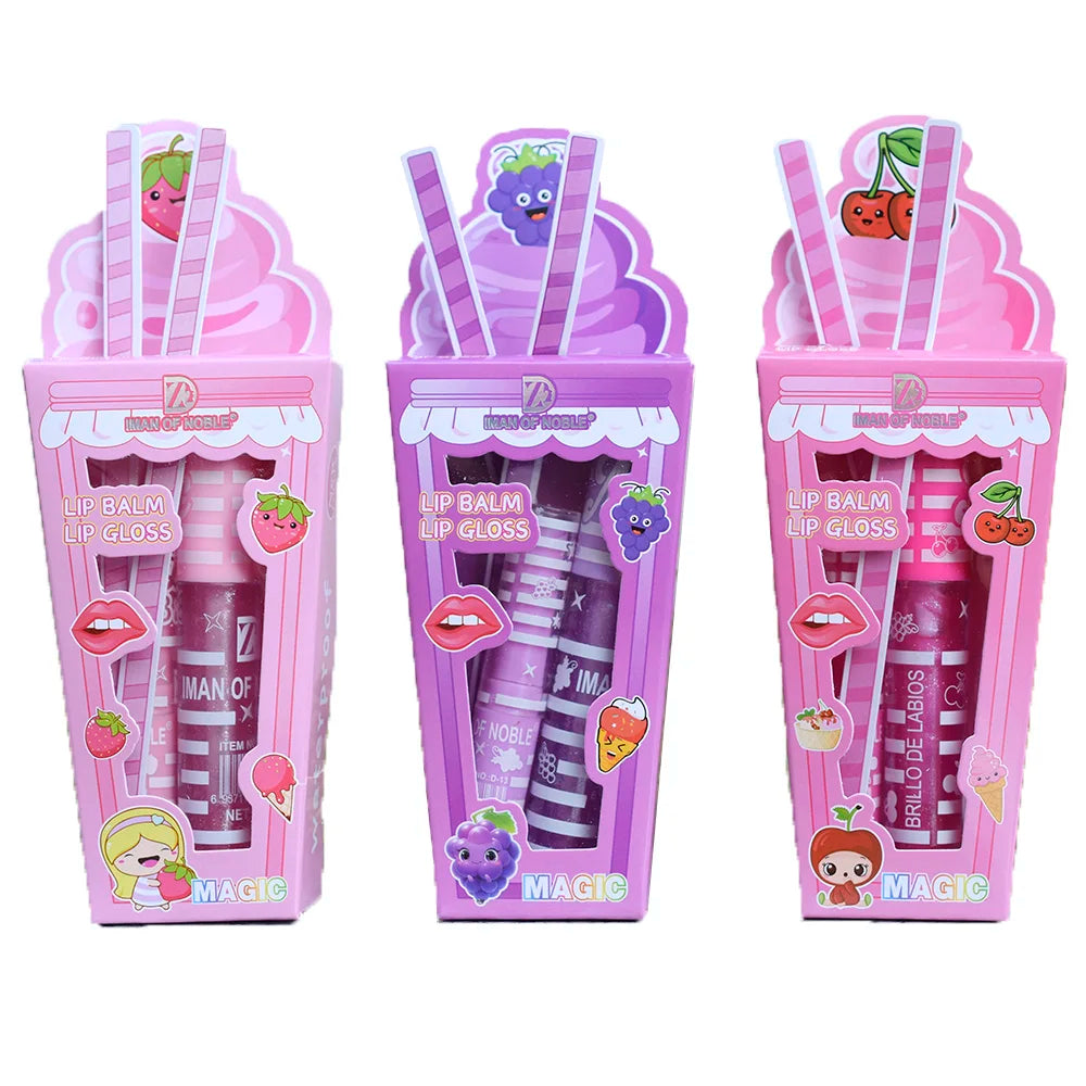 Sweet Cream Trio – Set de 3 Lip Gloss Brillantes