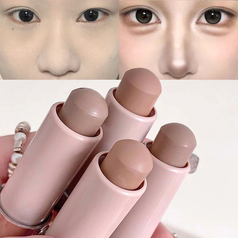 Stick Contour 3D Hidratante – Efecto Sedoso, Larga Duración, Mate Natural para Nariz y Sombreado