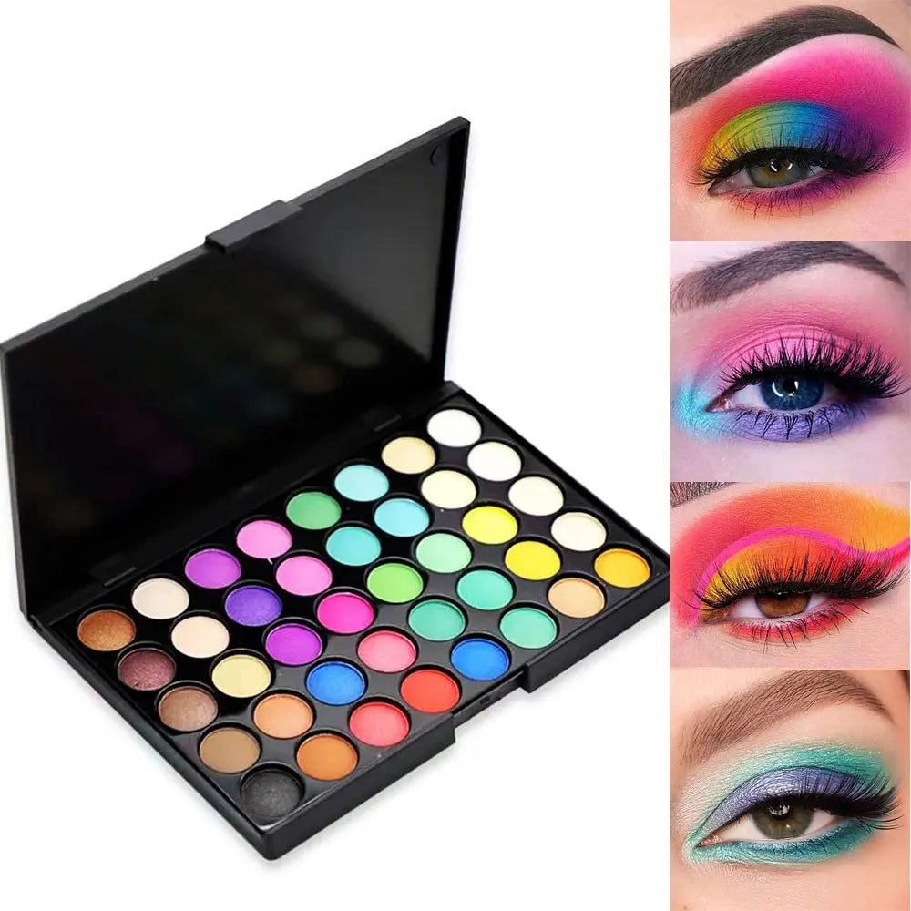 Paleta de Pigmentos 40 Colores – Efecto Degradado para Uñas