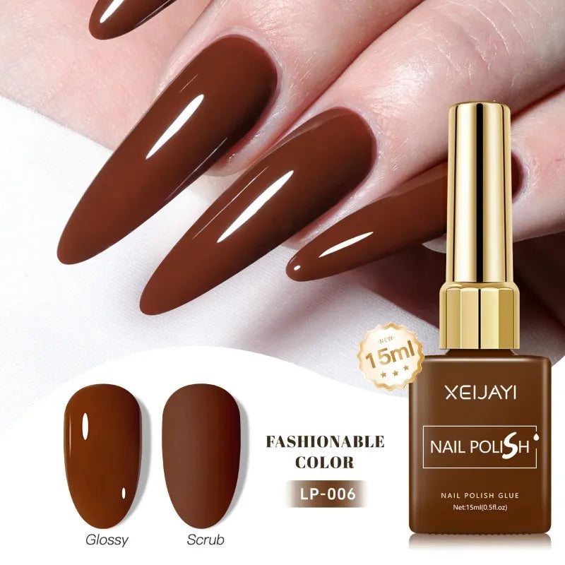 Esmalte Gel Semipermanente Multicolor – Efecto Hielo/Transparente.