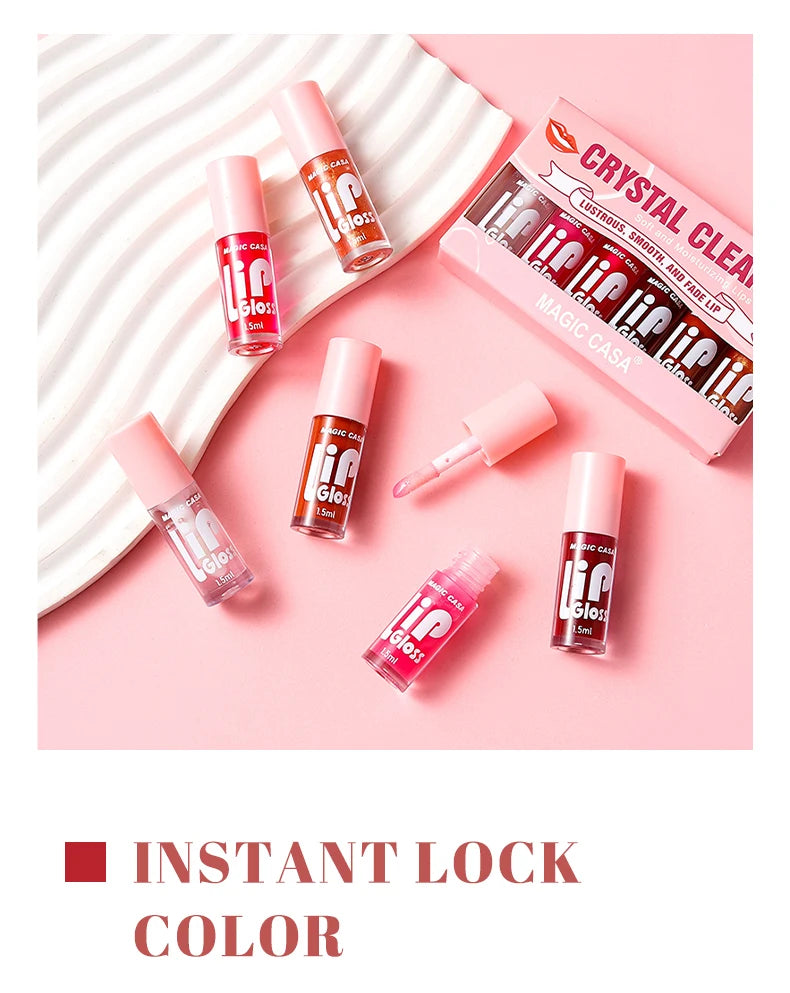 Set 6 pzs Lip Oil Hidratante Jelly