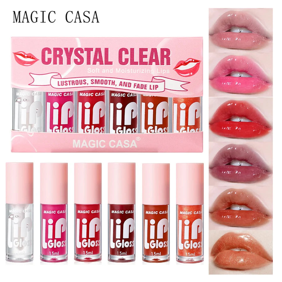 Set 6 pzs Lip Oil Hidratante Jelly