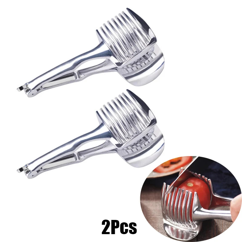 Cortador Multiusos de Acero Inoxidable para Frutas y Verduras