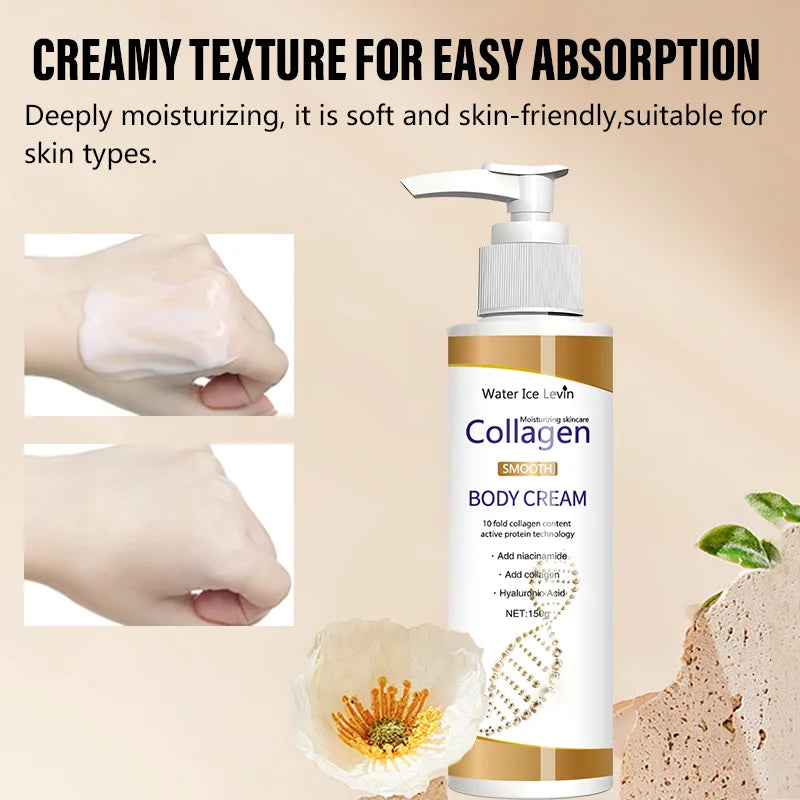 Título: Crema Corporal con Colágeno – Hidratación Profunda y Firmeza para la Piel
Nombre del producto: Crema Corporal Reafirmante con Colágeno y Vitamina.