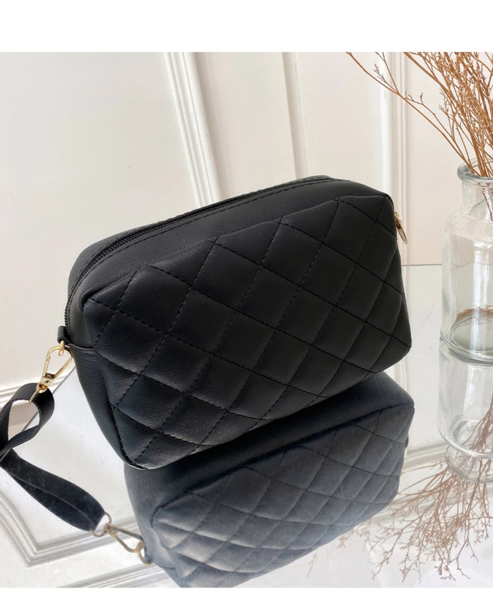 Bolso Acolchado Mini Crossbody