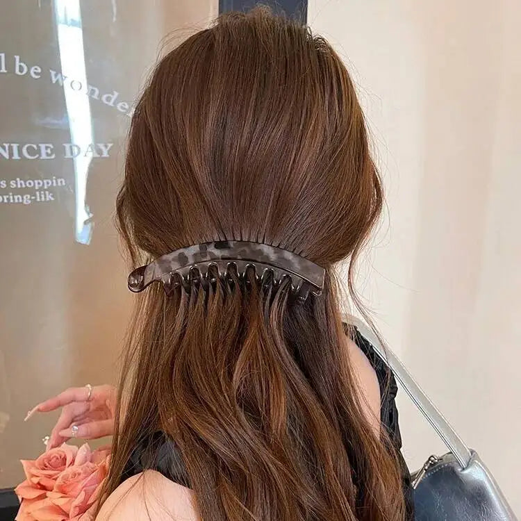 Broches Clip Grande para Cabello – Diseño Animal Print
