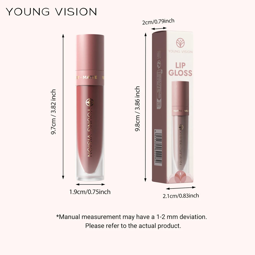 Labial Líquido Mate DUNUF 8 Colores.