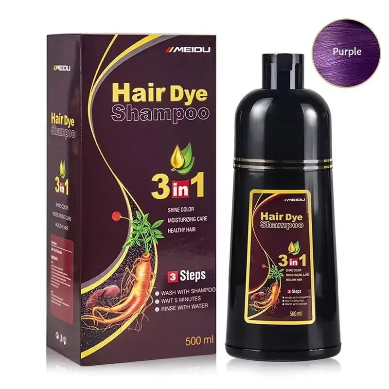 "Shampoo Tinte Instantáneo 3en1 Cubre Canas"