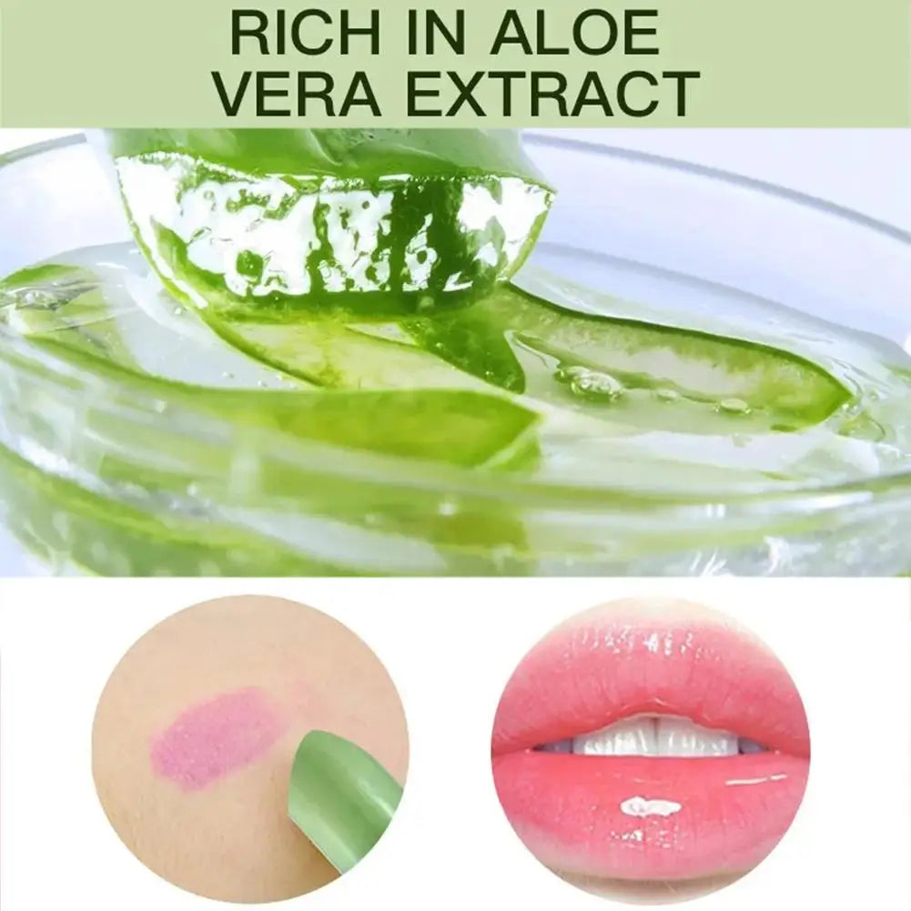 🌿Aloe Glow- Labial Mágico Hidratante 99% Aloe Vera✨