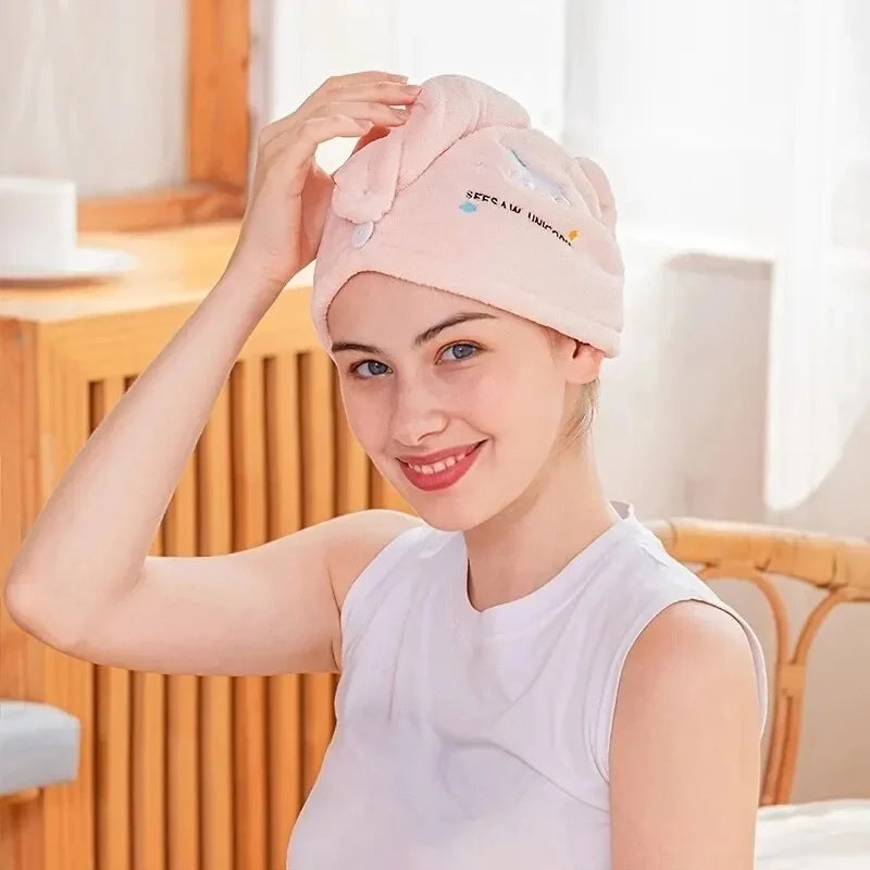 Turbante Absorbente Anti-Frizz para Cabello