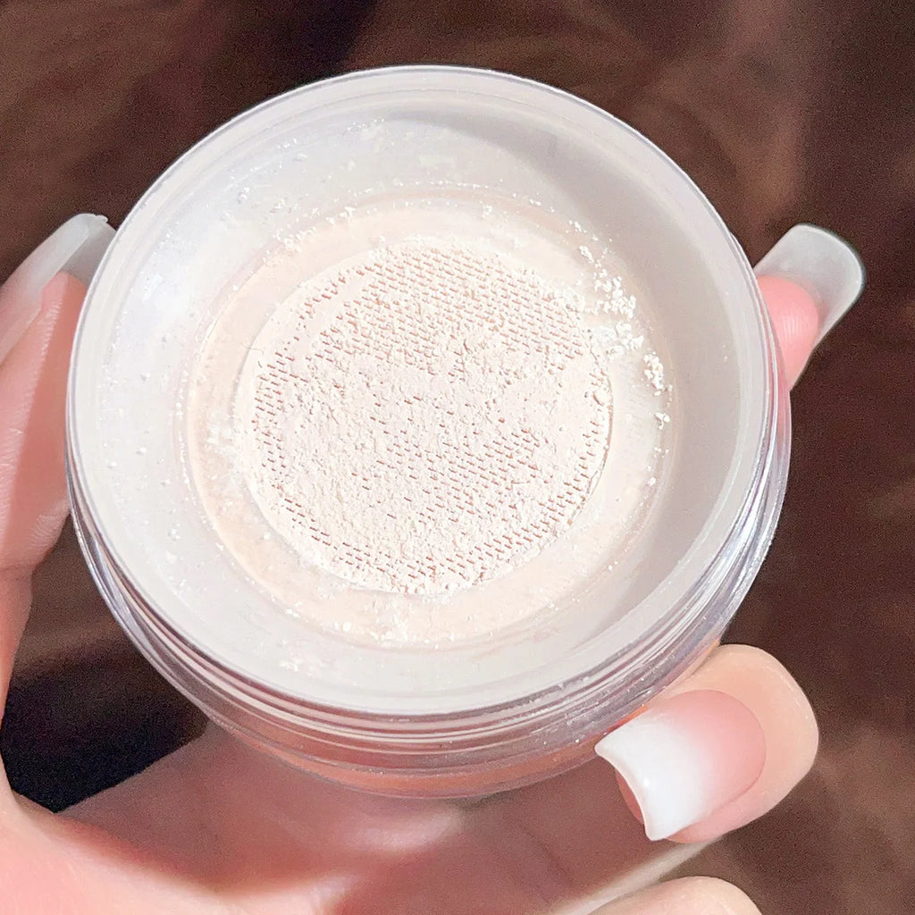 Light, flawless and transparent makeup setting powder,waterproof and easy to take off, natural makeup holding and setting powder