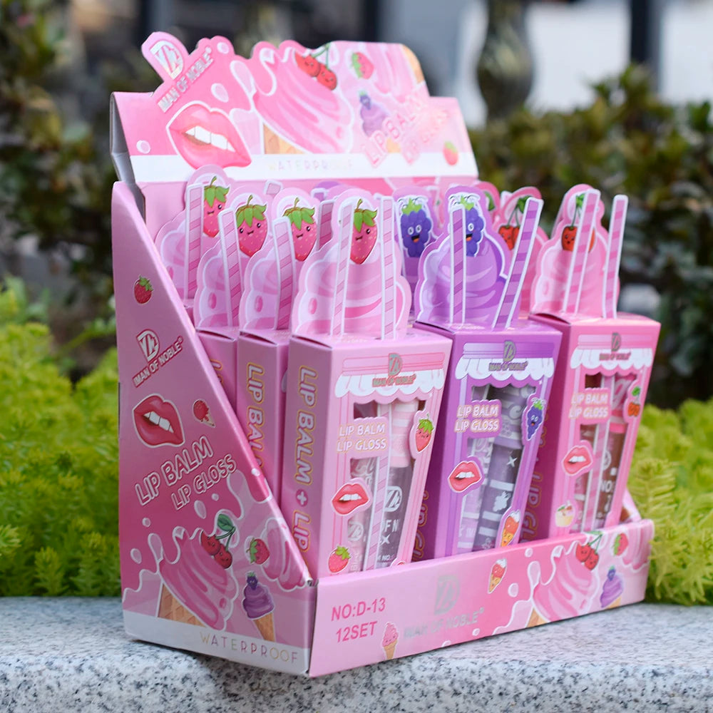 Sweet Cream Trio – Set de 3 Lip Gloss Brillantes