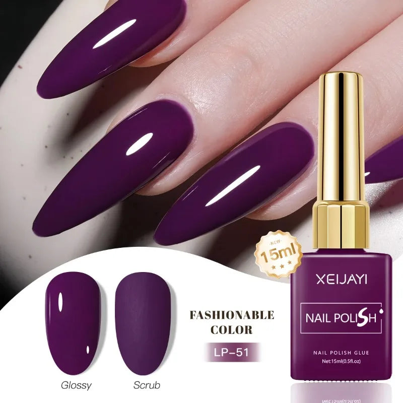 Esmalte Gel Semipermanente Multicolor – Efecto Hielo/Transparente.