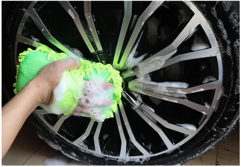 Guante Esponja Microfibra para Lavado de Auto