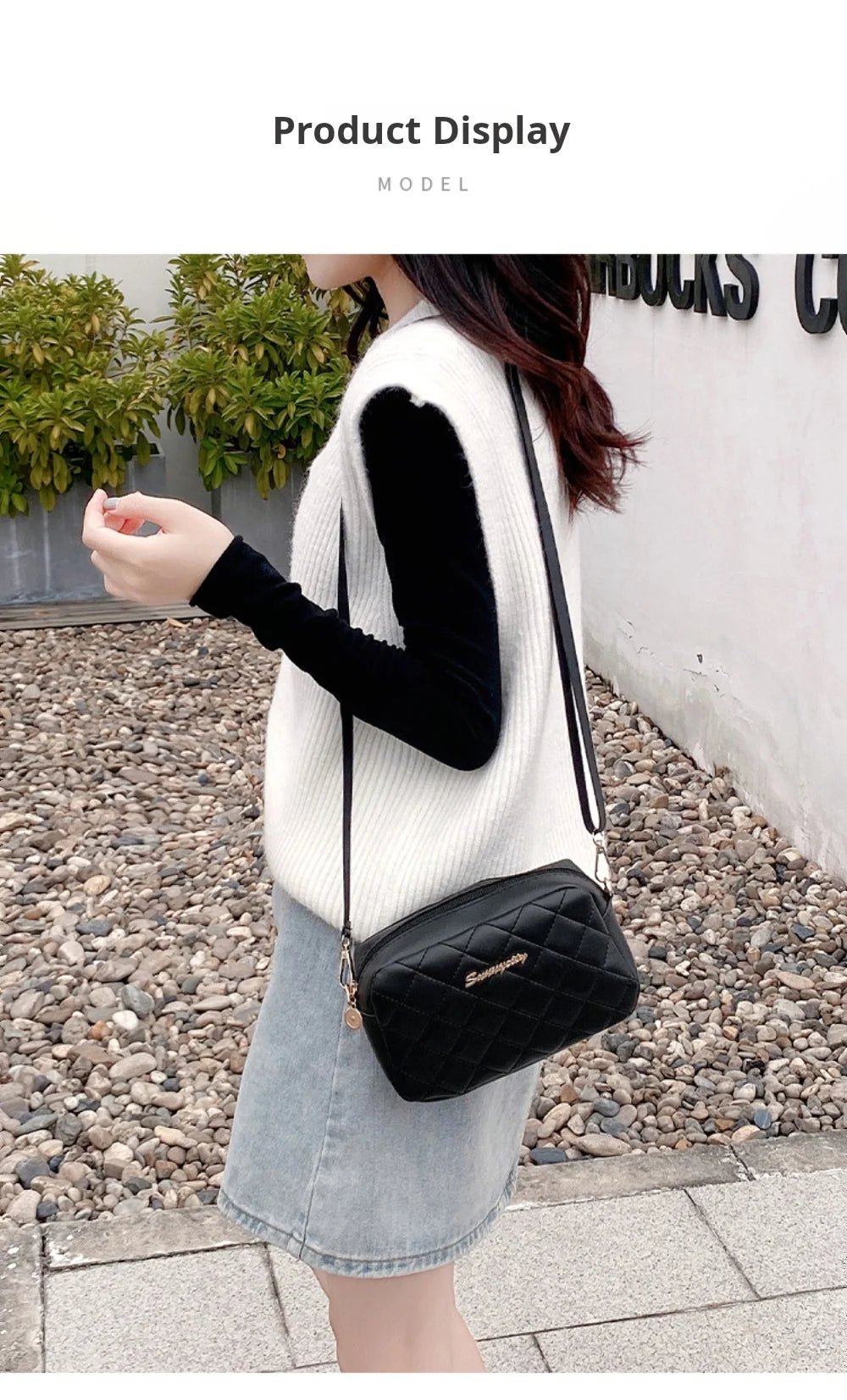 Bolso Acolchado Mini Crossbody
