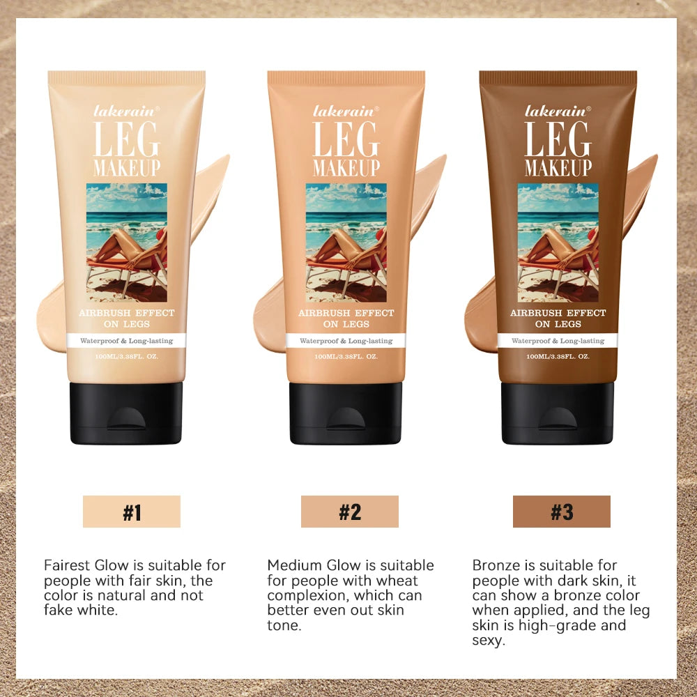 Maquillaje Corporal para Piernas – Cobertura Waterproof Larga Duración