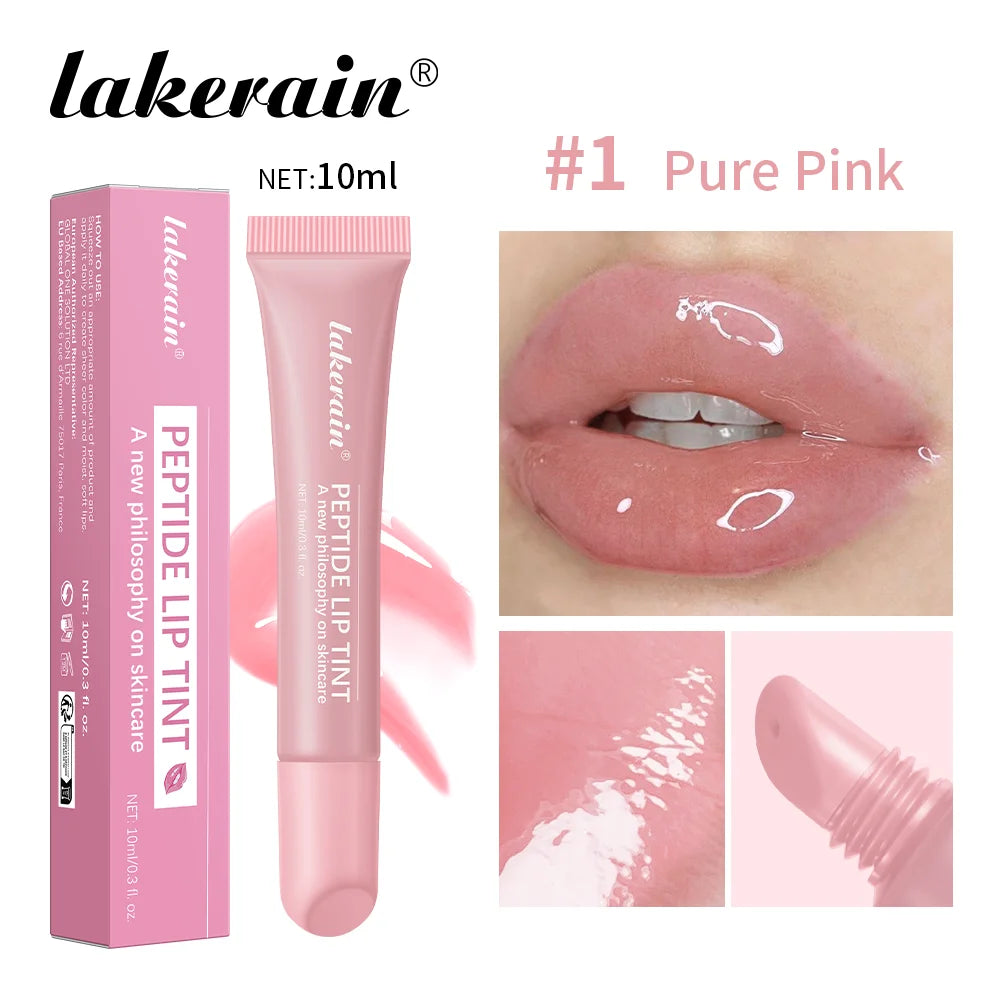 Lip Gloss Efecto Espejo Hidratante – Brillo Labial con Colágeno.