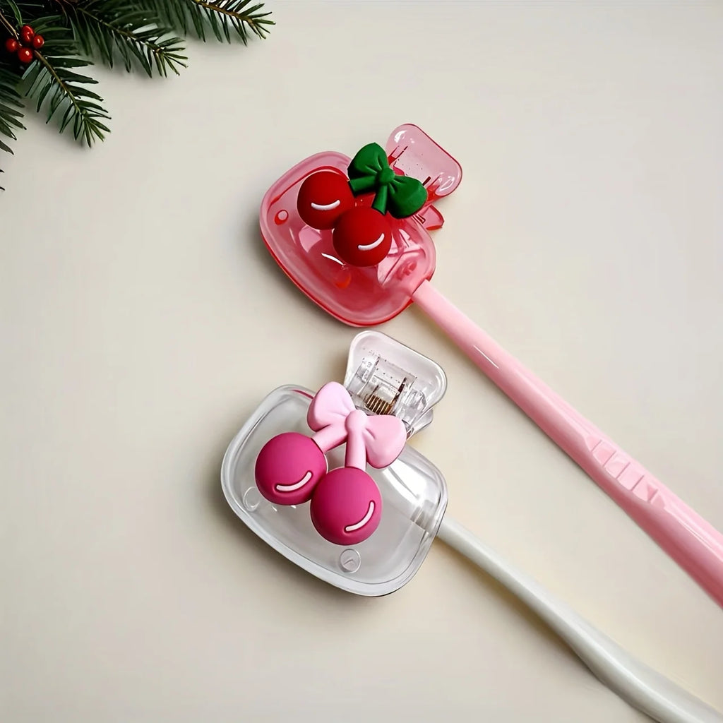 Funda de Viaje para Cepillo de Dientes Antibacterial – Cereza
