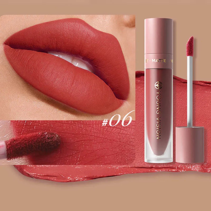 Labial Líquido Mate DUNUF 8 Colores.