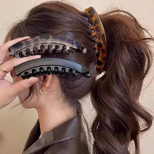 Broches Clip Grande para Cabello – Diseño Animal Print