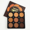 Paleta de Contorno 9 Colores – Bronce Oscuro para Contornear y Definir