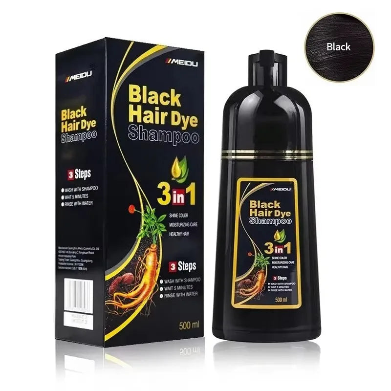 "Shampoo Tinte Instantáneo 3en1 Cubre Canas"