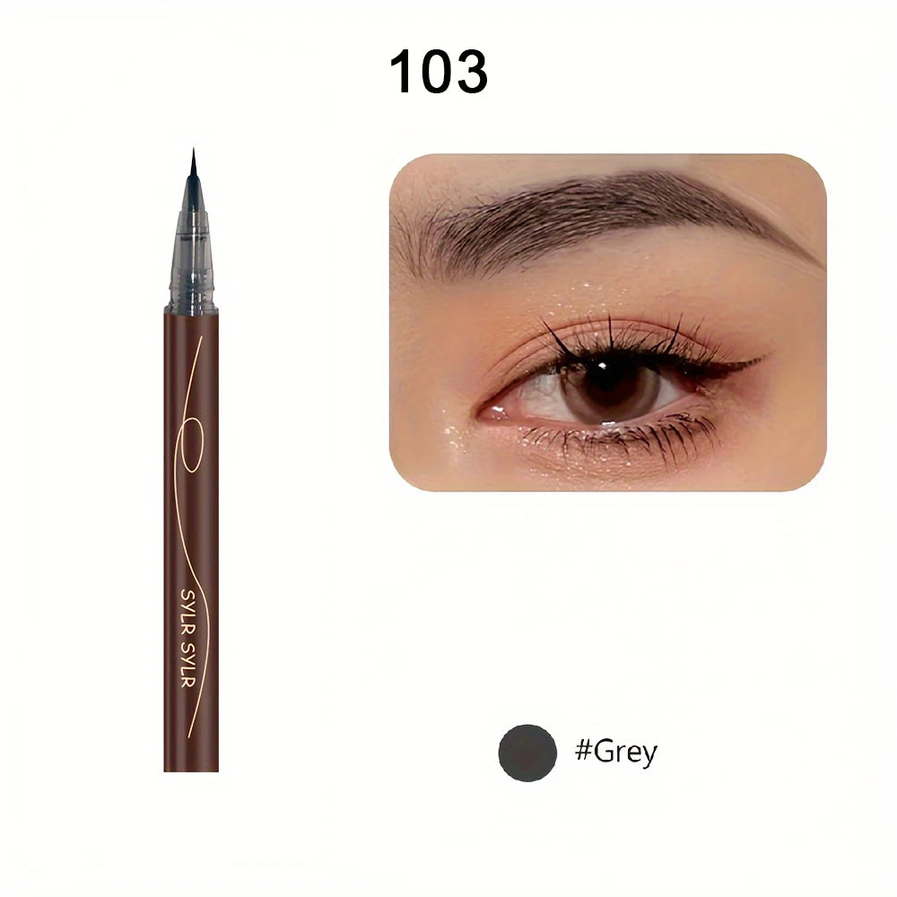 Delineador de Cejas Ultra-Fino Doble Uso – Efecto Microblading, Resistente al Agua