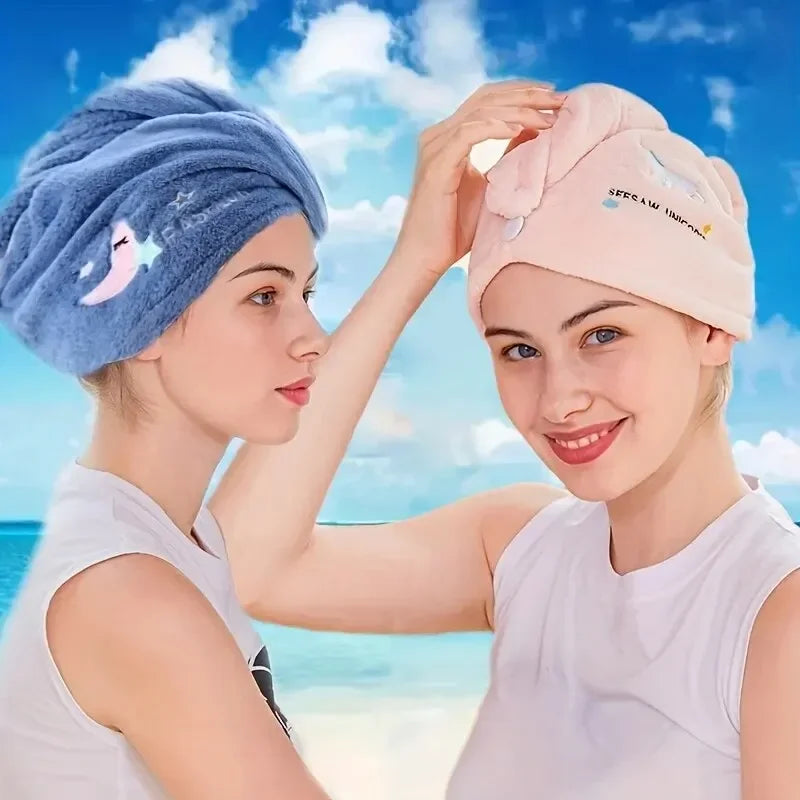 Turbante Absorbente Anti-Frizz para Cabello