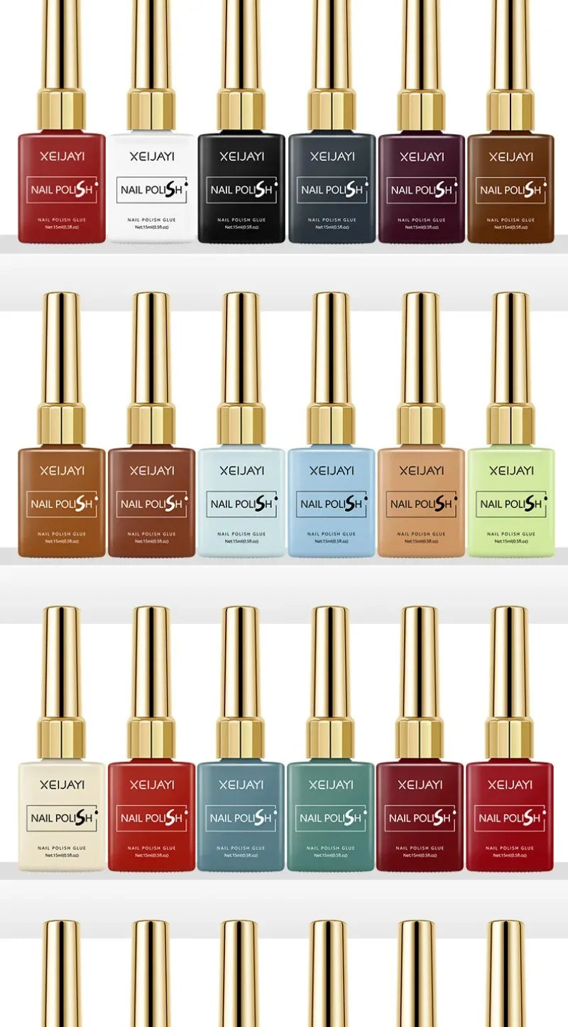 Esmalte Gel Semipermanente Multicolor – Efecto Hielo/Transparente.