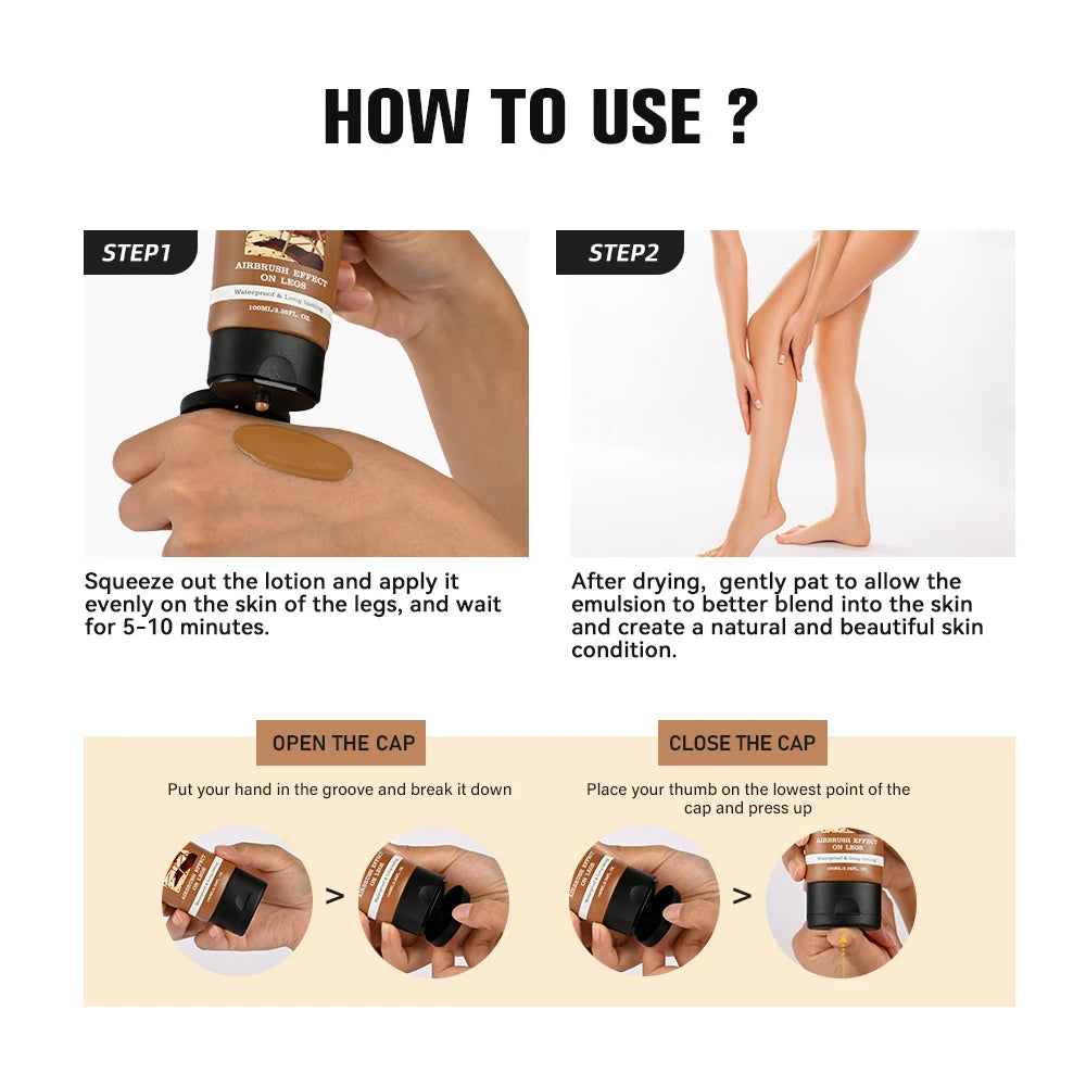 Maquillaje Corporal para Piernas – Cobertura Waterproof Larga Duración