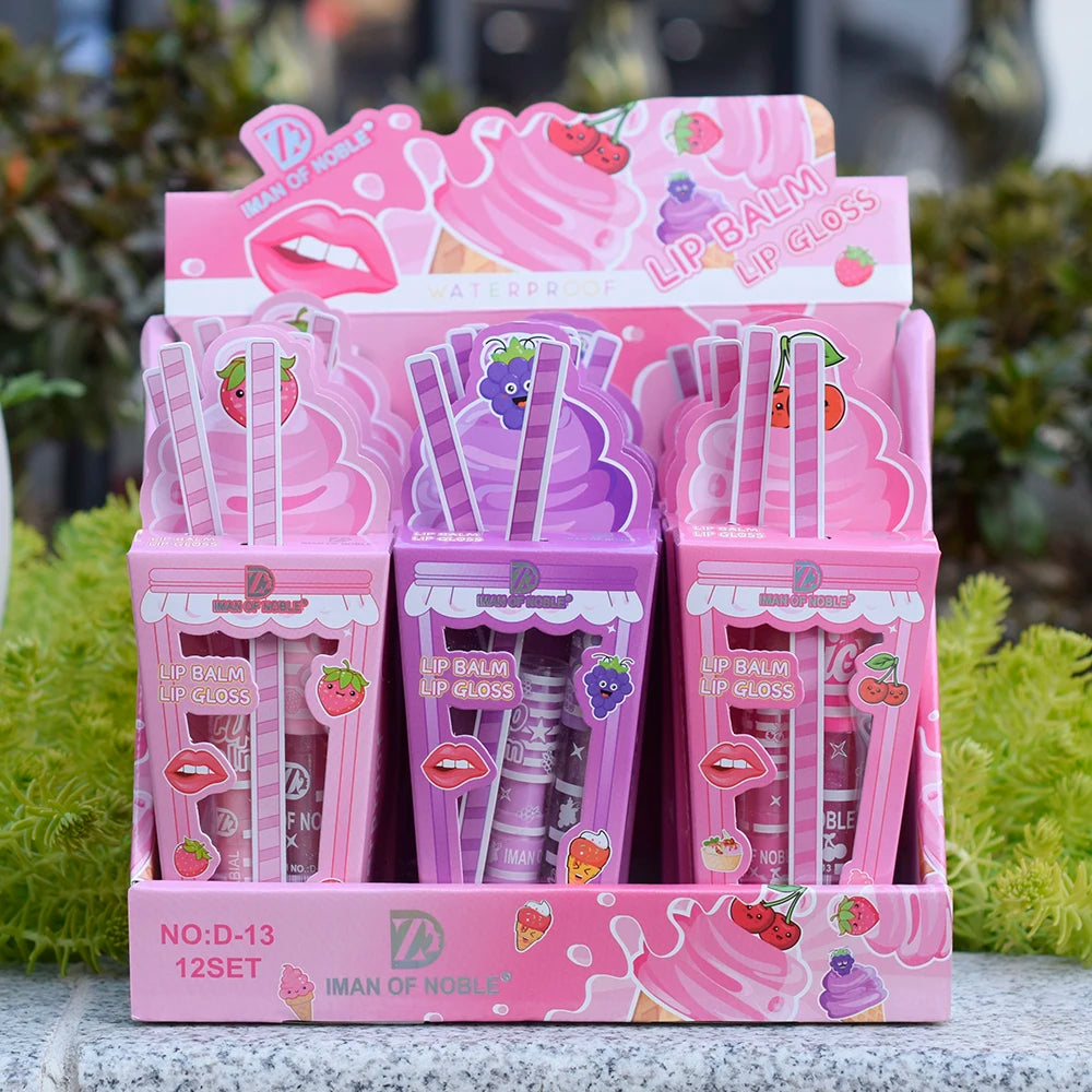 Sweet Cream Trio – Set de 3 Lip Gloss Brillantes