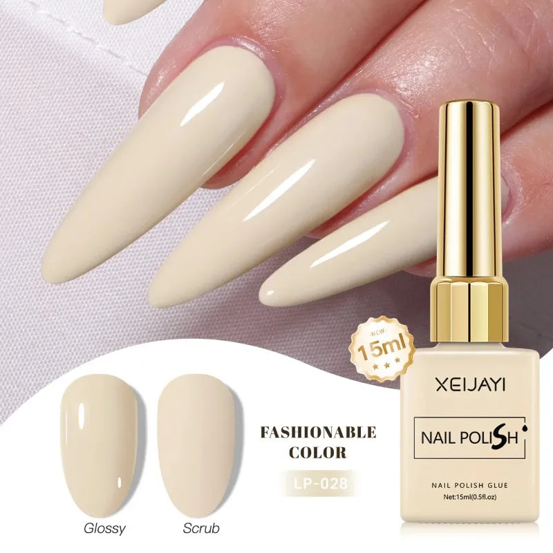 Esmalte Gel Semipermanente Multicolor – Efecto Hielo/Transparente.