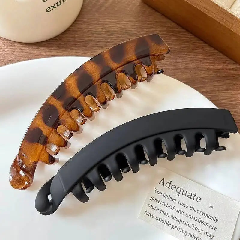 Broches Clip Grande para Cabello – Diseño Animal Print