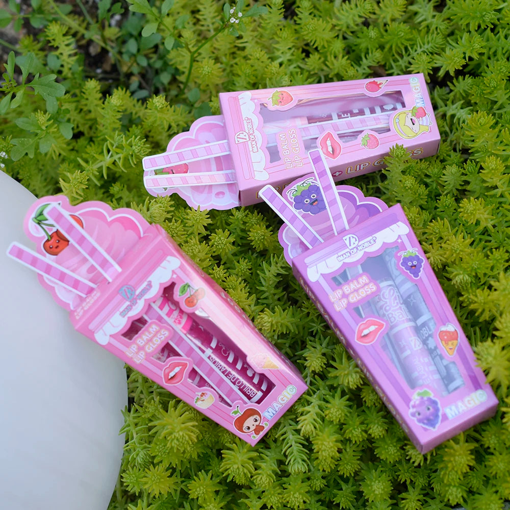 Sweet Cream Trio – Set de 3 Lip Gloss Brillantes