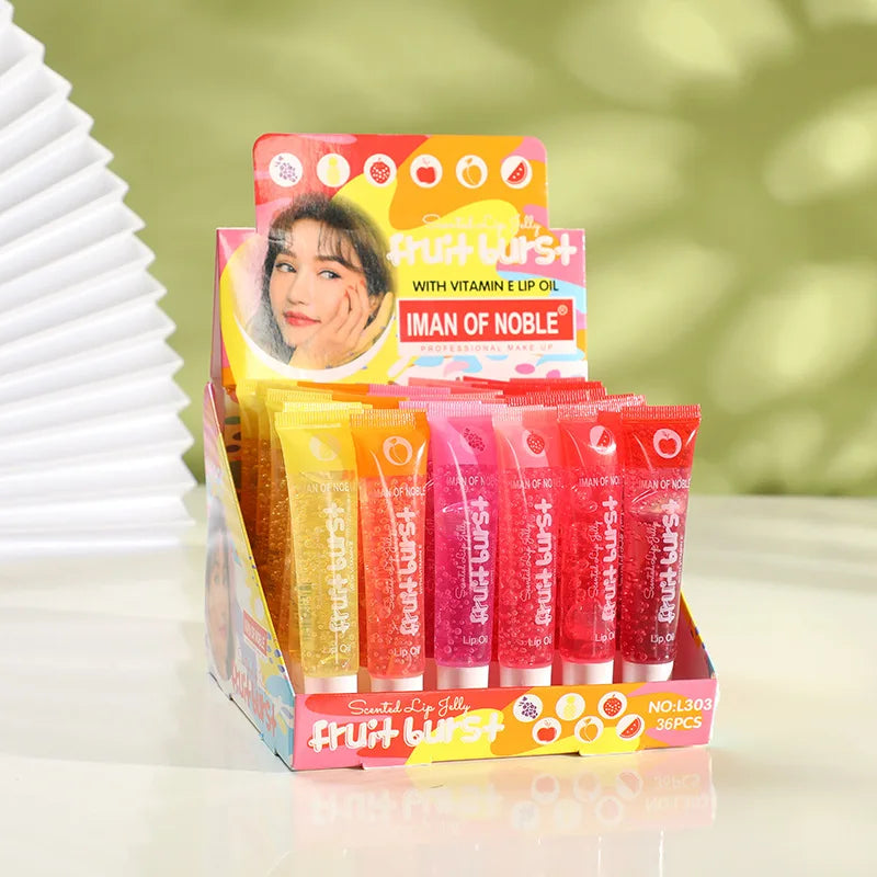 Set de 6 Glosses Labiales Frutales Hidratantes – Brillo Efecto Agua