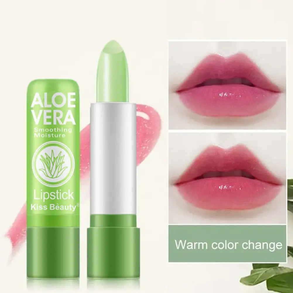 🌿Aloe Glow- Labial Mágico Hidratante 99% Aloe Vera✨