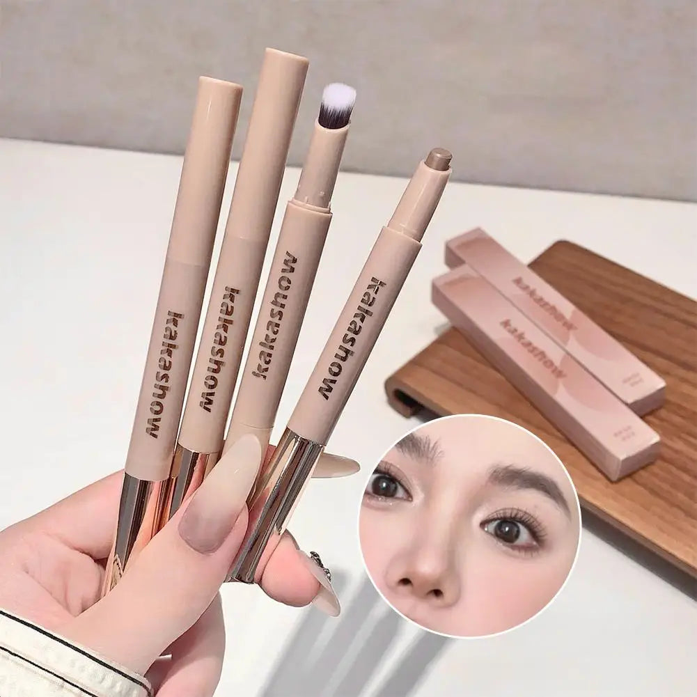Lápiz Contorno 2 en 1 con Brocha – Stick Bronzer Facial 3D