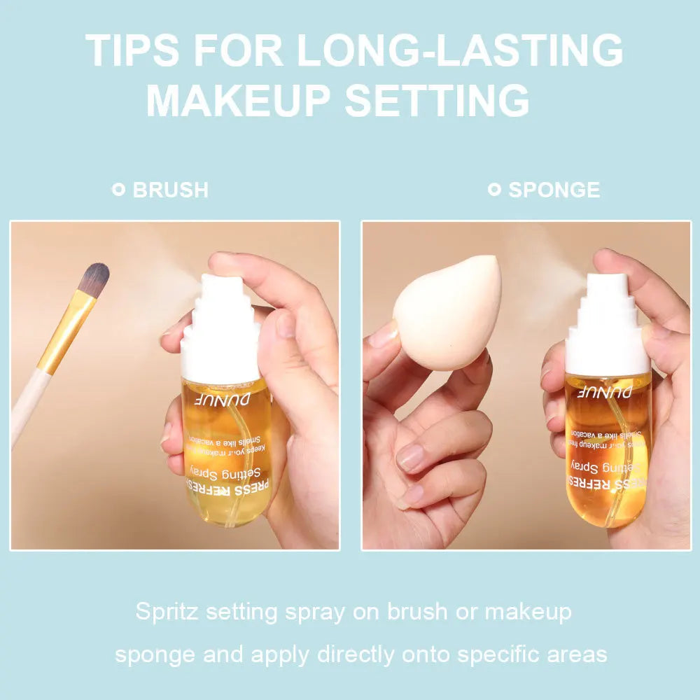 Spray Fijador de Maquillaje Refrescante DUNUF – Hidratante Efecto Larga Duración