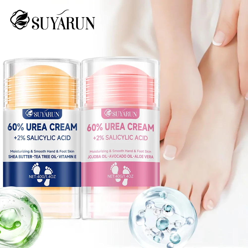 Barra Exfoliante para Pies con Urea 60% – Repara Talones Agrietados, Hidratación Profunda