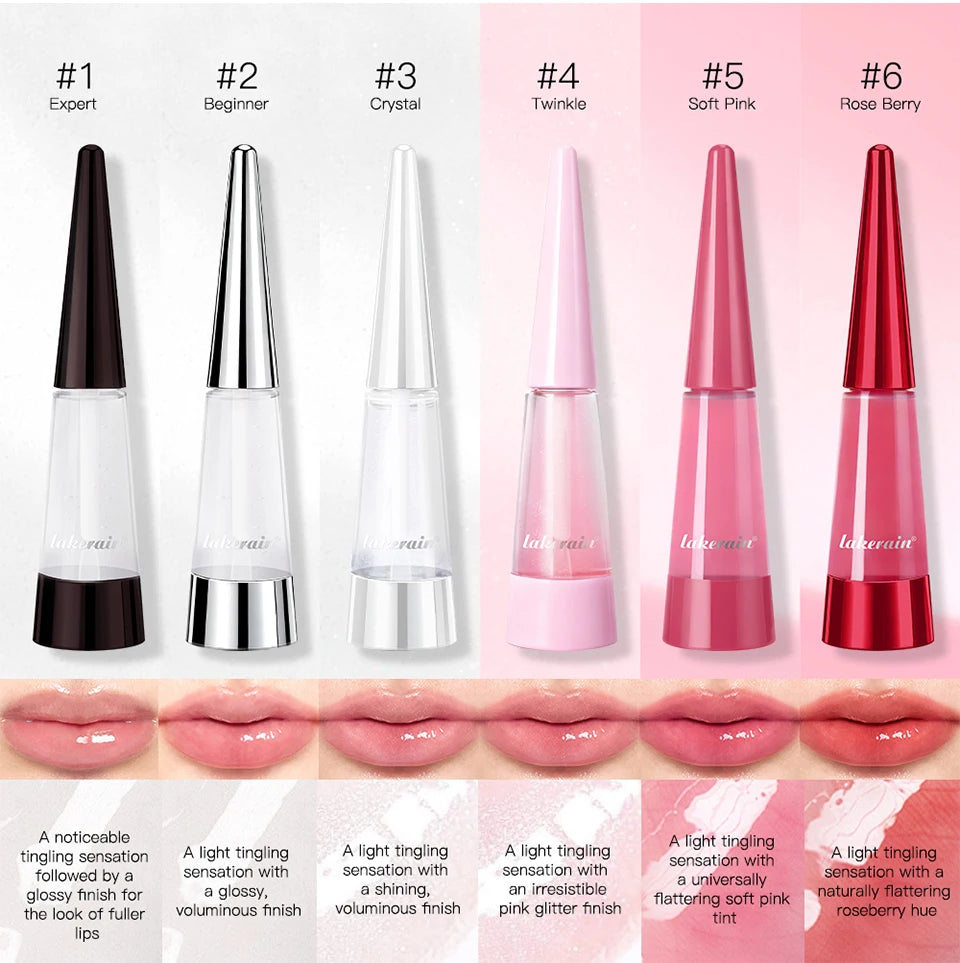 Lakerain Lip Plumper – Gloss Voluminizador de Labios con Hidratación Profunda