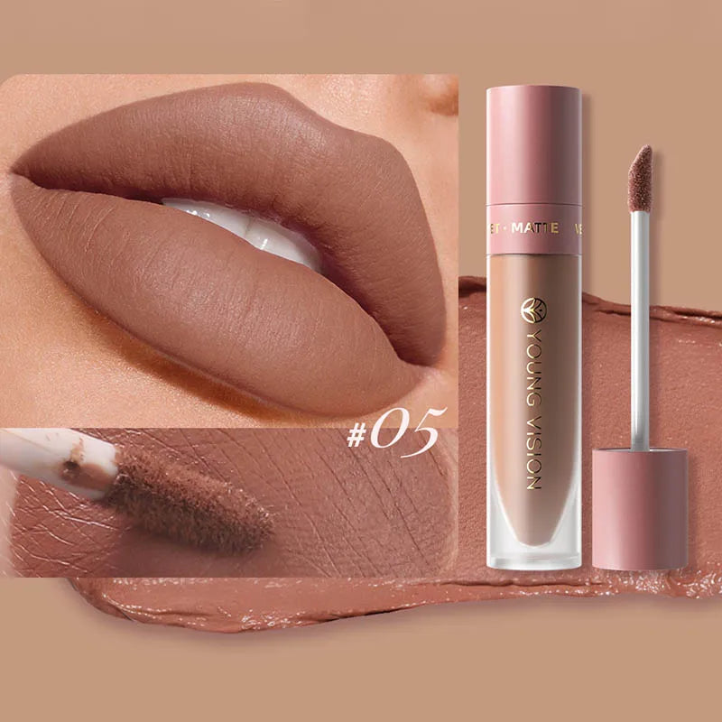 Labial Líquido Mate DUNUF 8 Colores.