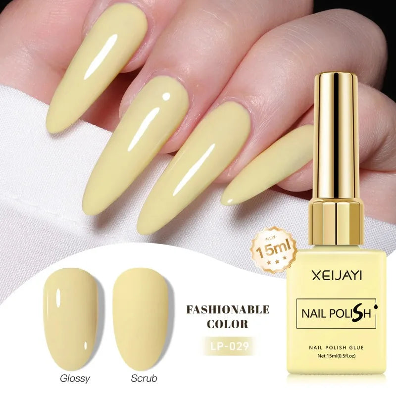 Esmalte Gel Semipermanente Multicolor – Efecto Hielo/Transparente.